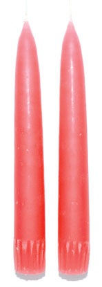 7" Mauve taper pair - Click Image to Close