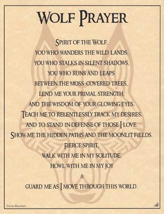 Wolf Prayer - Click Image to Close