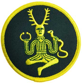 Cernunnos sew-on patch 3" - Click Image to Close