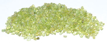 1 lb Peridot tumbled chips 2-4mm