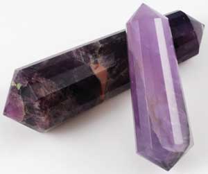 Amethyst double terminated