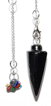 Hematite 7 Chakra pendulum - Click Image to Close