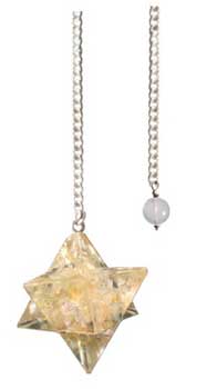 Merkaba Citrine Orgone pendulum