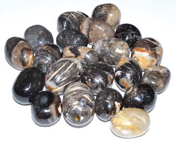 1 lb Agate, Feather tumbled stones