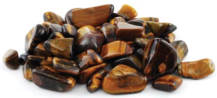 1 Lb Tiger Eye tumbled