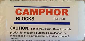 Camphor Block 1oz - Click Image to Close