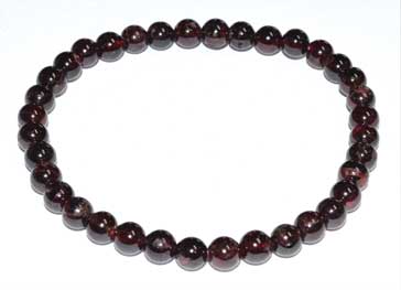 5-6mm Garnet bracelet - Click Image to Close