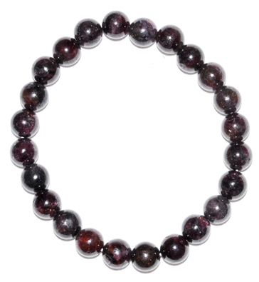 6-8mm Garnet bracelet - Click Image to Close