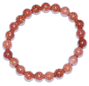 8mm Goldstone bracelet - Click Image to Close