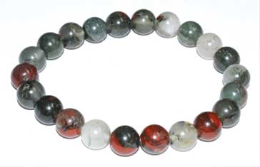 8mm Bloodstone (Seftonite) bracelet