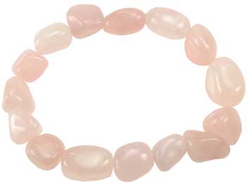 Rose Quartz bracelet - Click Image to Close