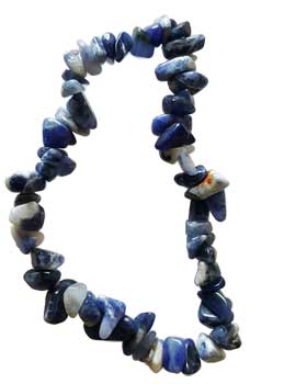 Sodalite chip bracelet