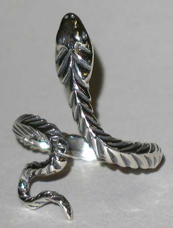 Adjustable Snake ring - Click Image to Close