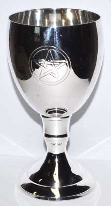 Pentagram Goblet 5 3/4" - Click Image to Close